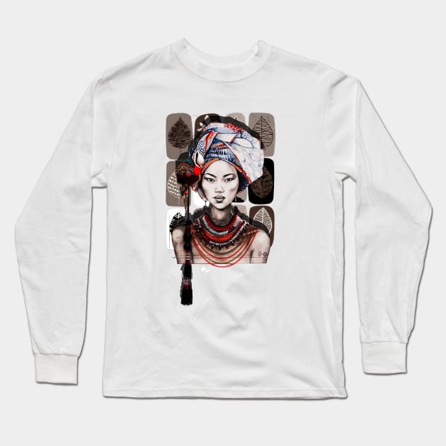 WOMEN Long Sleeve T-Shirt by ART&LINES